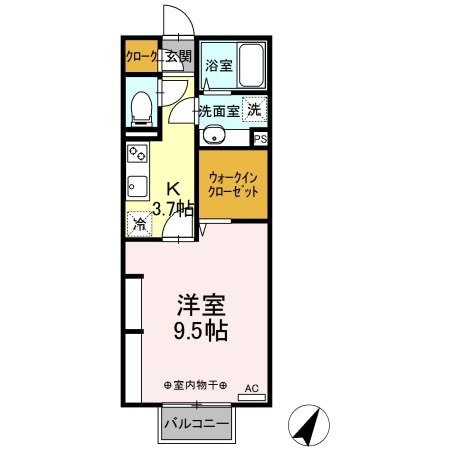 カトゥルヴァンの物件間取画像