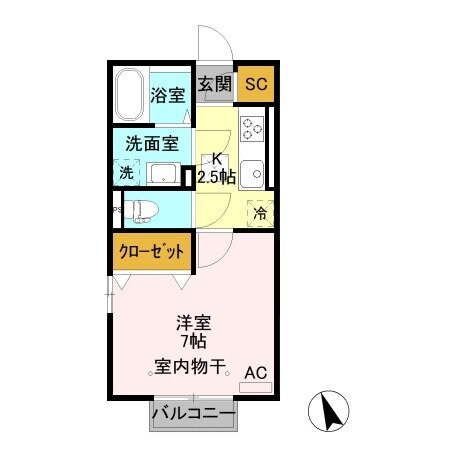 プルミエール下小塙の物件間取画像