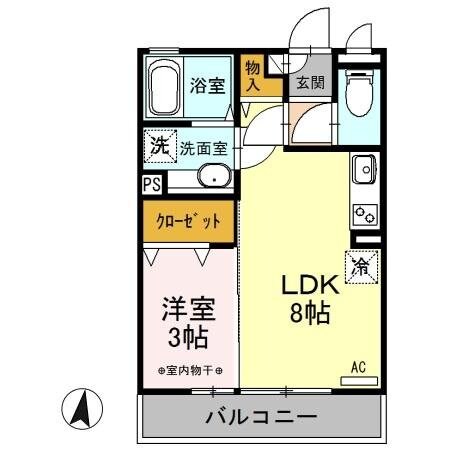 マリオーネ八千代の物件間取画像