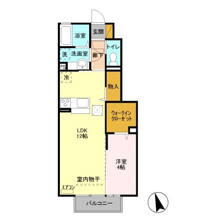 ロザージュの物件間取画像