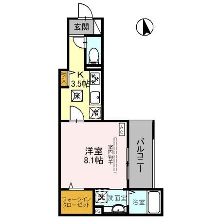 D-ROOM千代田町の物件間取画像