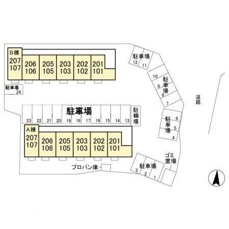 ディアコート Bの物件内観写真