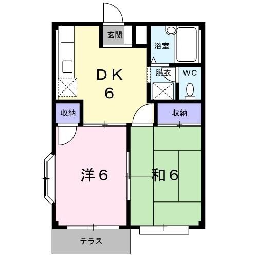 さくらハイツの物件間取画像