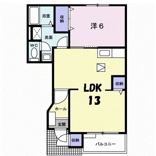 ヴィラ・シャルダンの物件間取画像