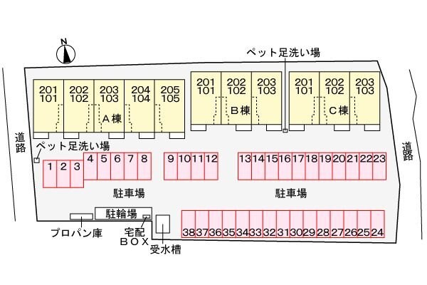 カメリア 塩川 Bの物件内観写真