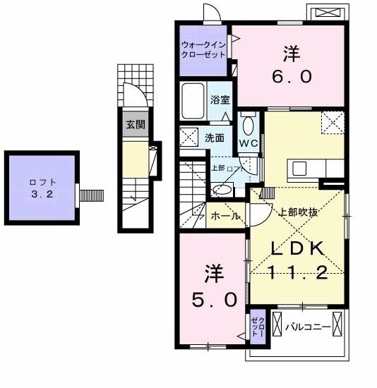 カーサ リリーの物件間取画像