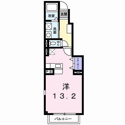 ソルジェンテBの物件間取画像