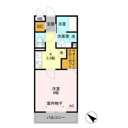 オペラハウス宮子の物件間取画像