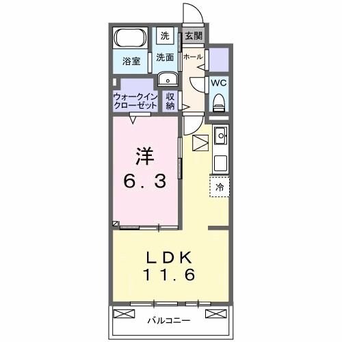 クラール 今泉の物件間取画像