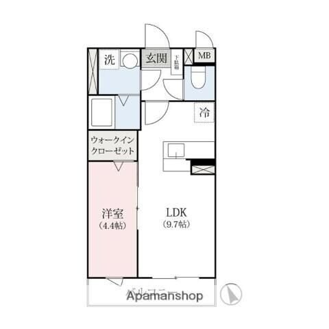 La・maison高崎の物件間取画像