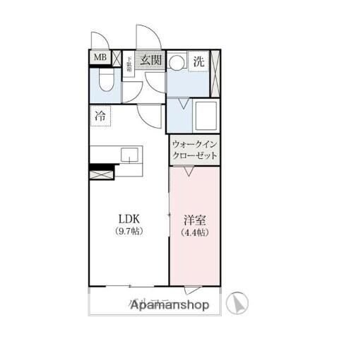 La・maison高崎の物件間取画像