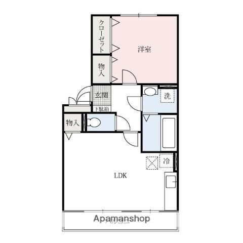 スペラーレの物件間取画像