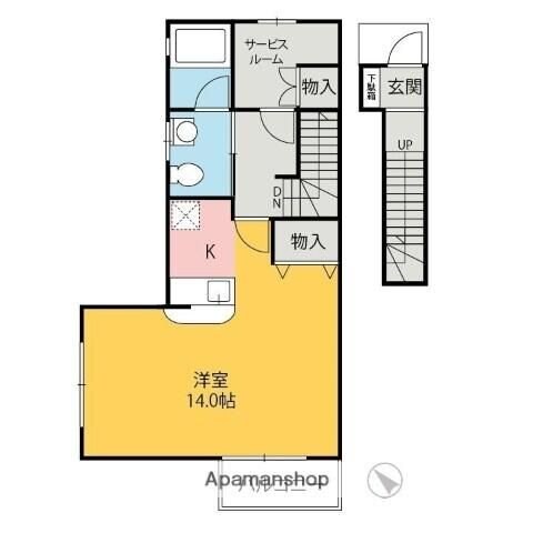 HP東部シティーの物件間取画像