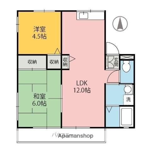 ハイツレトアBの物件間取画像