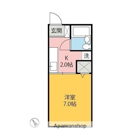 シティハイムヨシダの物件間取画像
