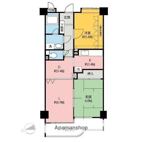 ウィンベルコーラス前橋第一の物件間取画像
