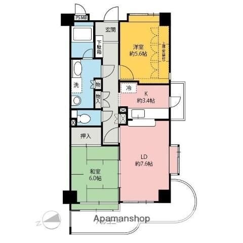 ウィンベルコーラス前橋第一の物件間取画像