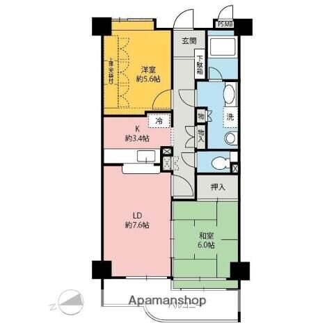 ウィンベルコーラス前橋第一の物件間取画像