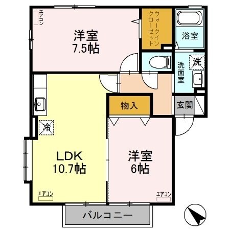 ラファエル Vの物件間取画像