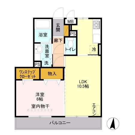 Dクレアーレの物件間取画像