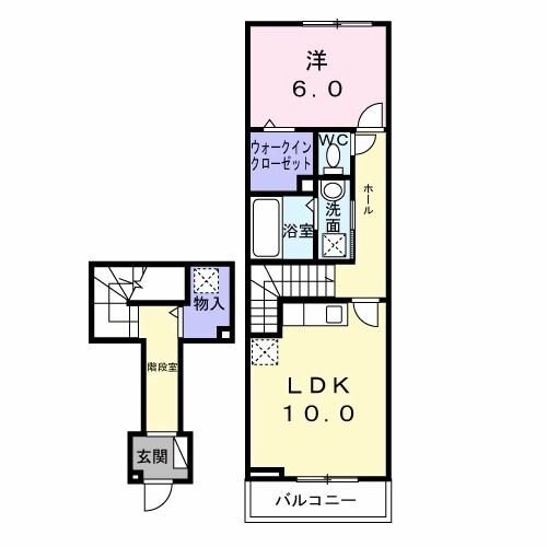 コンフォートパレスの物件間取画像