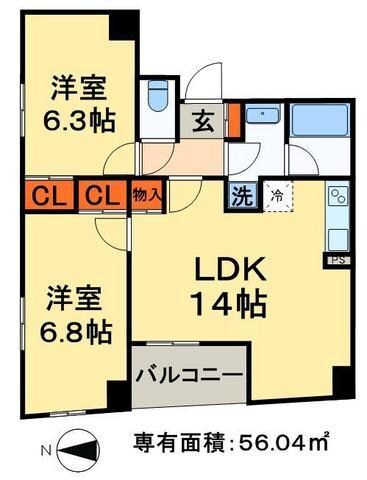 Park AYASEの物件間取画像