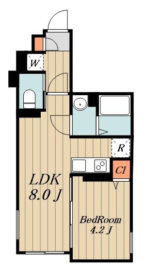 エルファーロ東日暮里の物件間取画像
