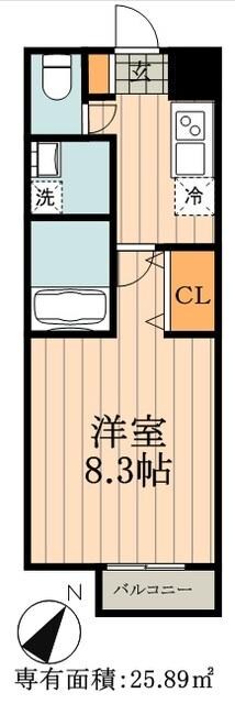 サンハイムの物件間取画像