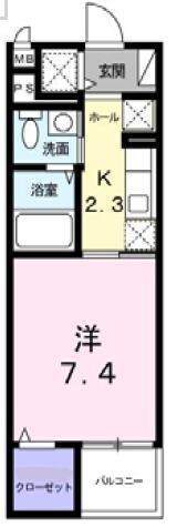 カーサ・プリマベーラの物件間取画像