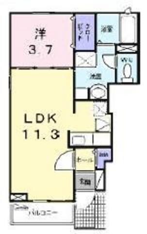 カーサ カルロッサの物件間取画像