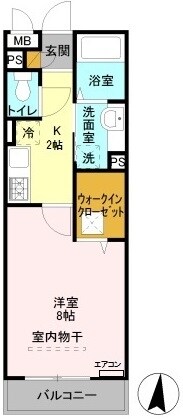 ヴィルクレール2の物件間取画像