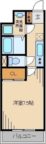 プレール越谷の物件間取画像