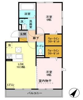 CHコートの物件間取画像