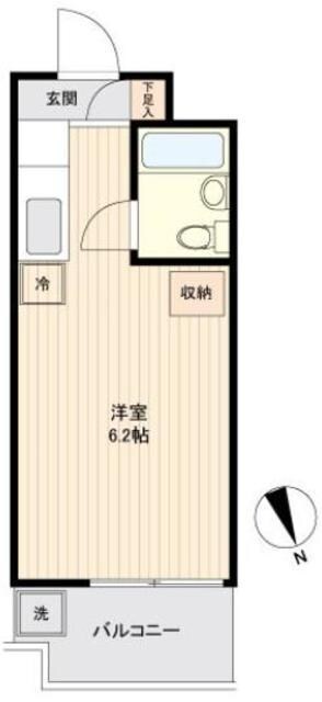 ユーコート上馬の物件間取画像