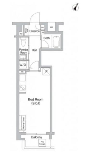 プライムアーバン三軒茶屋の物件間取画像