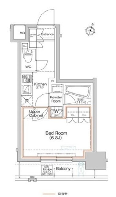 ミュージシャンズヴィラ幡ヶ谷の物件間取画像