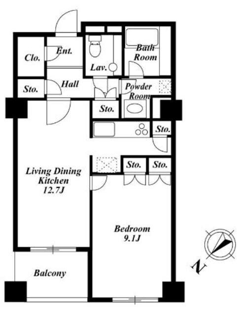 KDX代官山レジデンスの物件間取画像