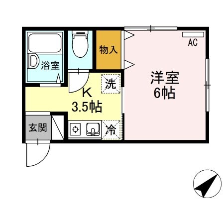 ハイムおもだかの物件間取画像