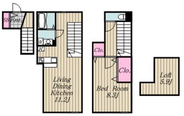 Casa Marroneの物件間取画像