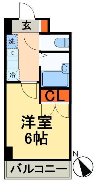 カテリーナ・ニュー神楽坂の物件間取画像