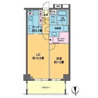 カスタリア高輪の物件間取画像