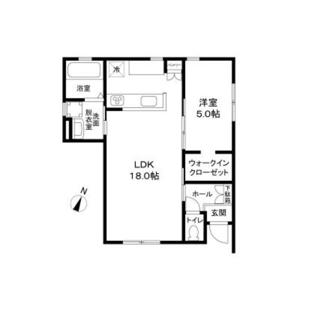 深沢ヒュッテの物件間取画像