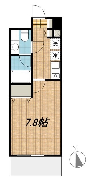 フォンテーヌ芝浦の物件間取画像