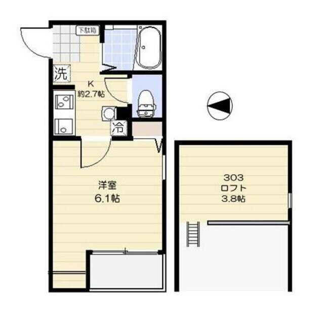 コンフィア目黒本町の物件間取画像