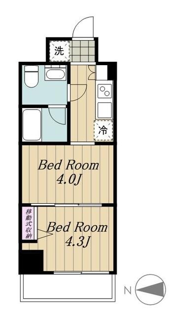スパシエ蒲田グランドタワーの物件間取画像