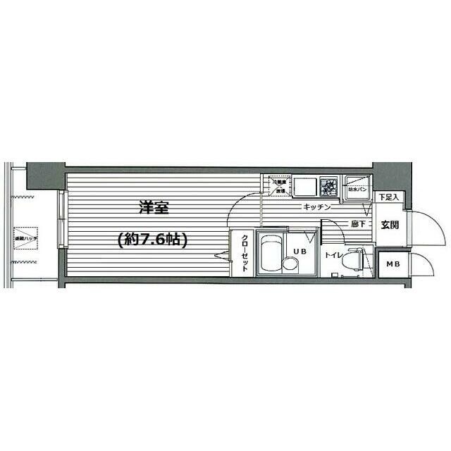 ガラ・シティ茗荷谷の物件間取画像