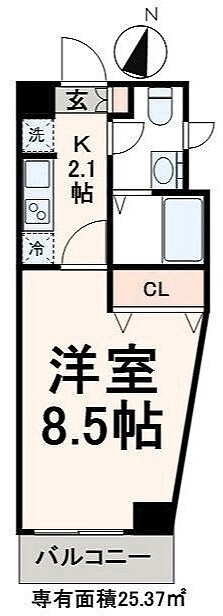 カーサラスク目白台の物件間取画像