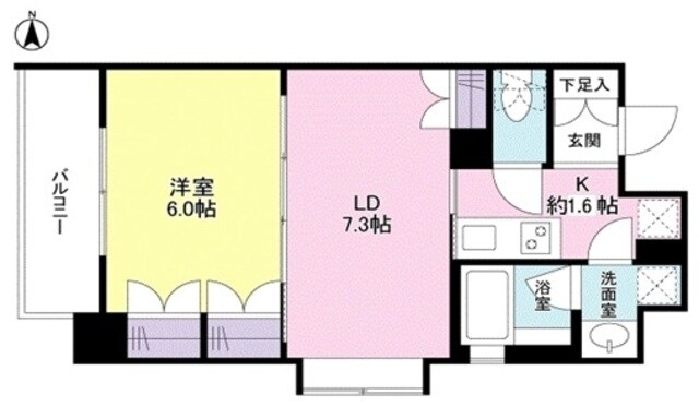 リバーレ池袋の物件間取画像