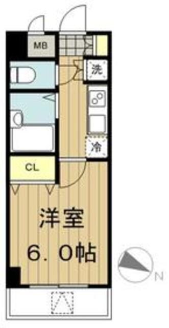アヴィニティー東中野の物件間取画像