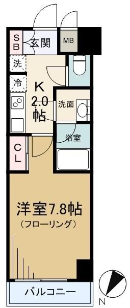 メイクスデザイン早稲田の物件間取画像